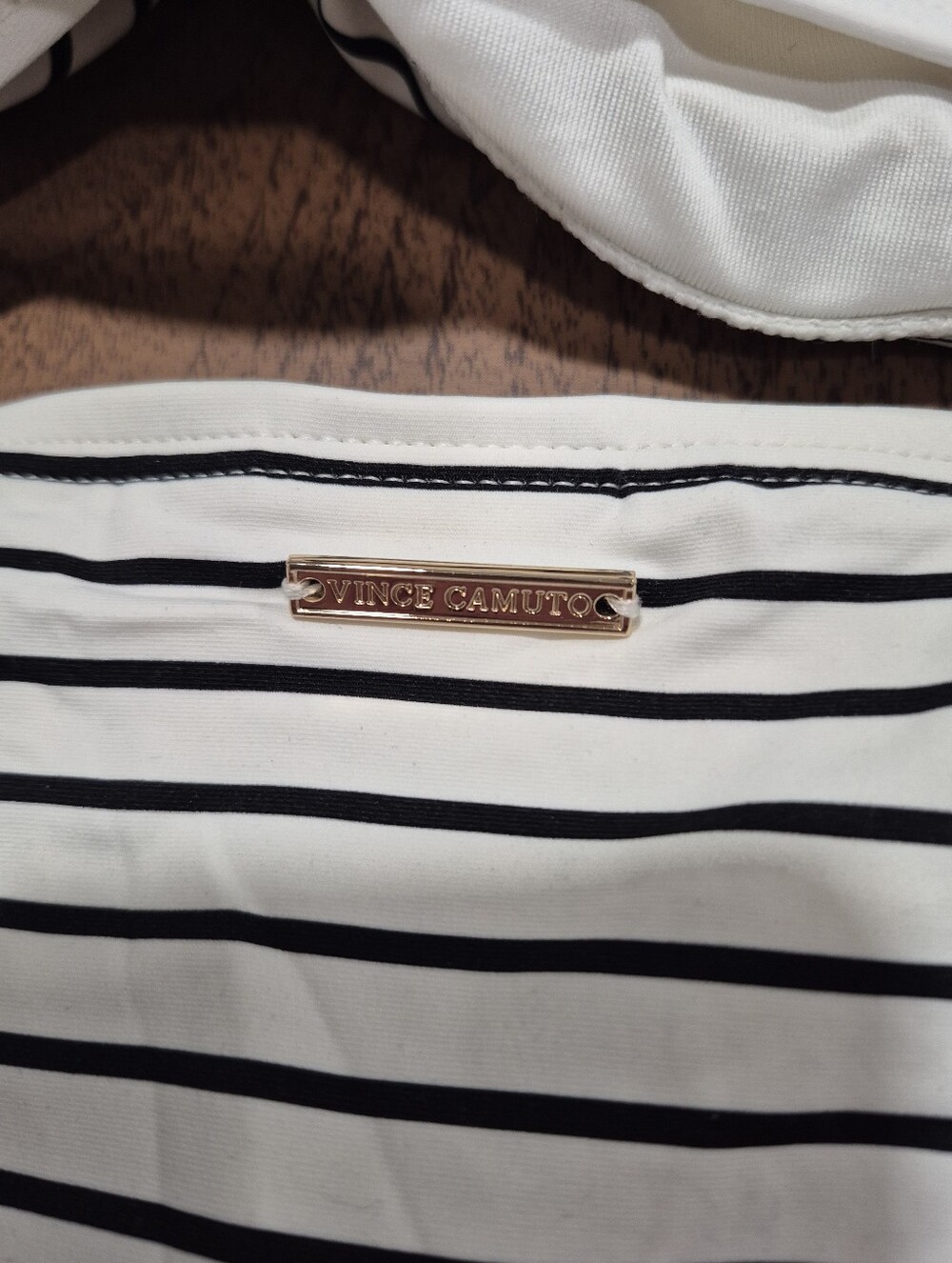 NWT Vince Camuto Cruise 2 Piece Striped Swimsuit - Picture 5 of 14